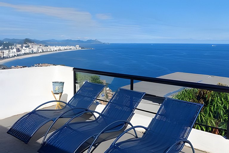Casa branca Vidigal, melhor vista do RJ