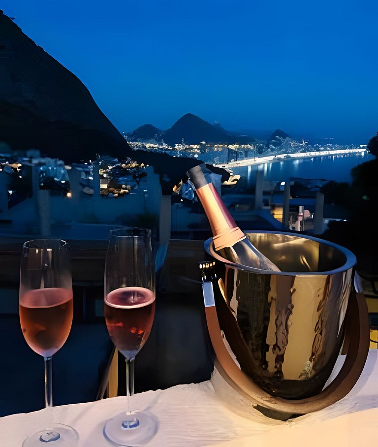 Casa branca Vidigal, melhor vista do RJ