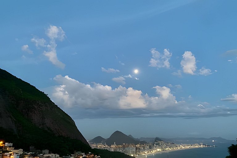 Casa branca Vidigal, melhor vista do RJ