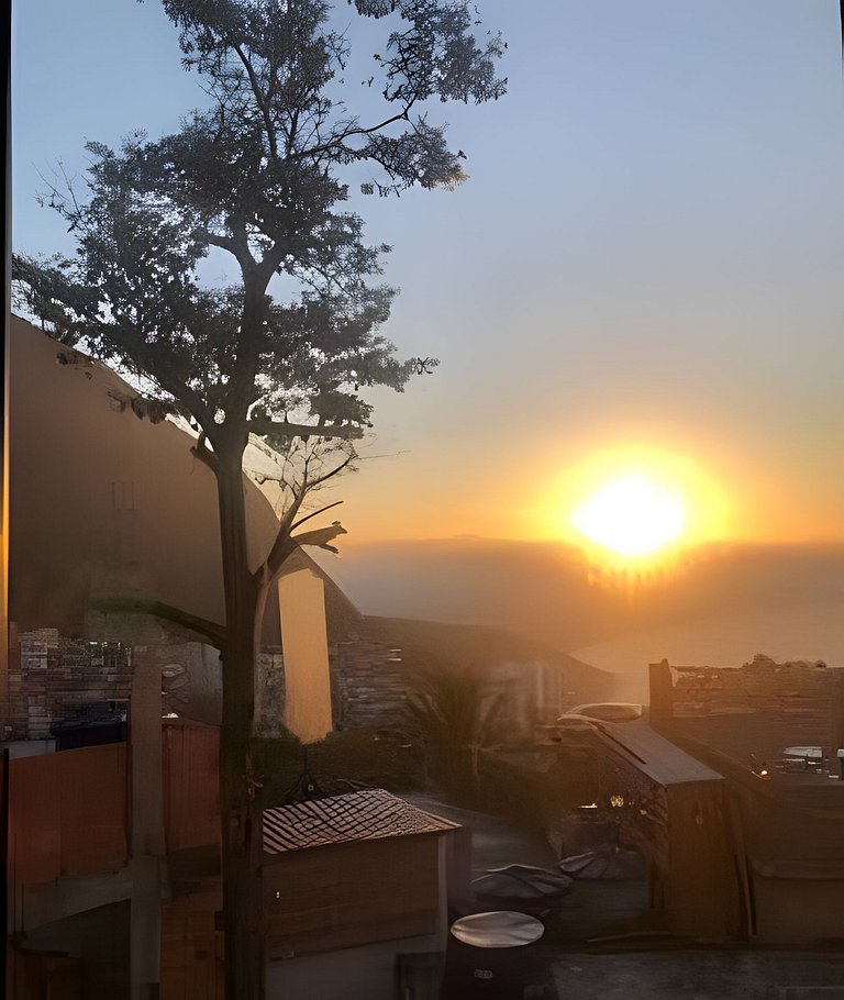 Casa branca Vidigal, melhor vista do RJ
