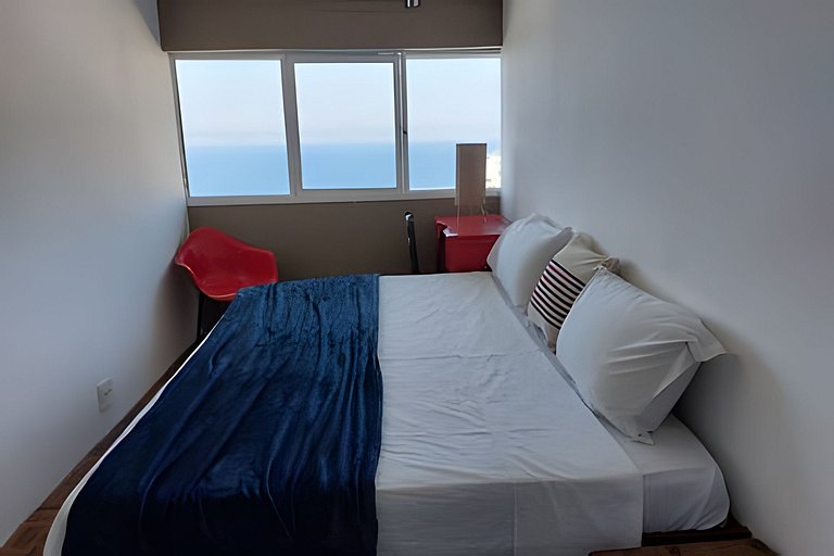 Vidigal, frente para o mar, garagem e 2 quartos