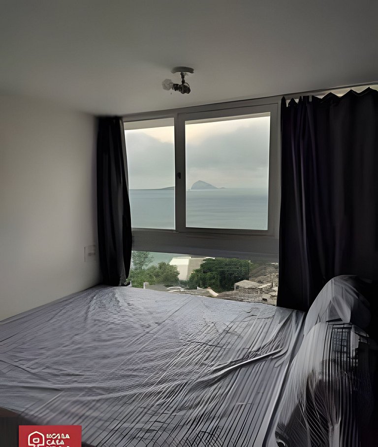 Vidigal, frente para o mar, garagem e 2 quartos