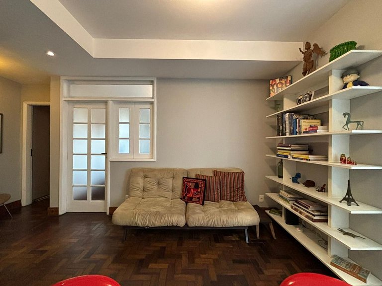 Vista incrível com 2 quartos (1 suíte) na Gloria