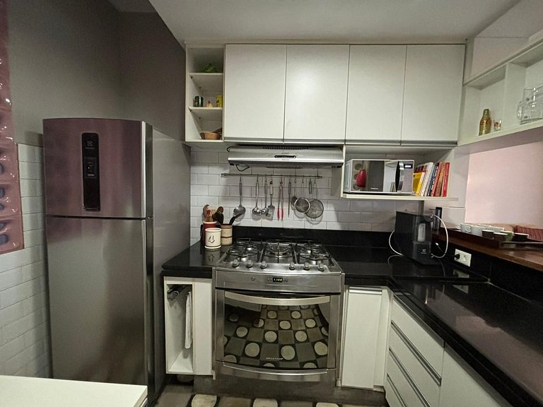 Vista incrível com 2 quartos (1 suíte) na Gloria