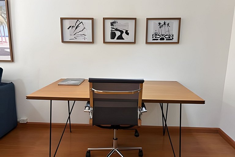 Flat com Garagem, piscina , praia