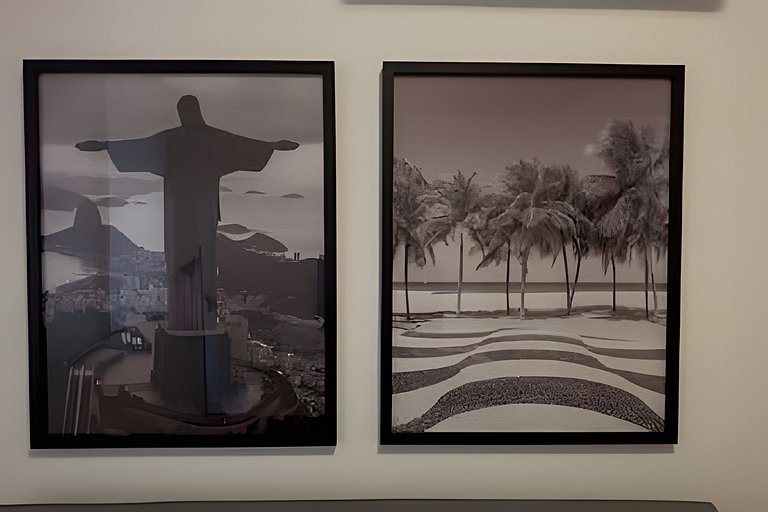 Praia de copacabana, 2 quartos, ar split