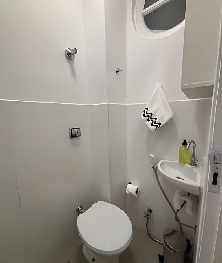 Praia de copacabana, 2 quartos, ar split