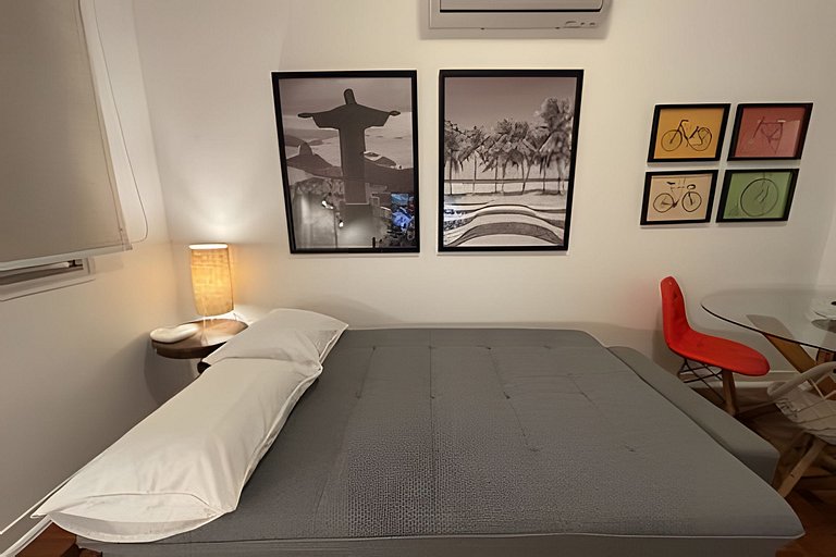 Praia de copacabana, 2 quartos, ar split