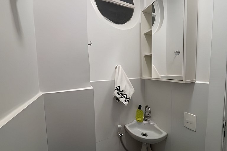 Praia de copacabana, 2 quartos, ar split