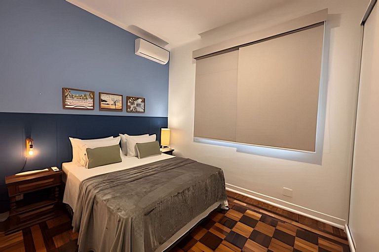 Praia de copacabana, 2 quartos, ar split