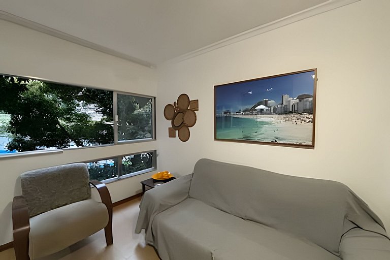 Vidigal com vista mar, 2 quartos e garagem