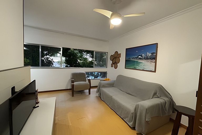 Vidigal com vista mar, 2 quartos e garagem