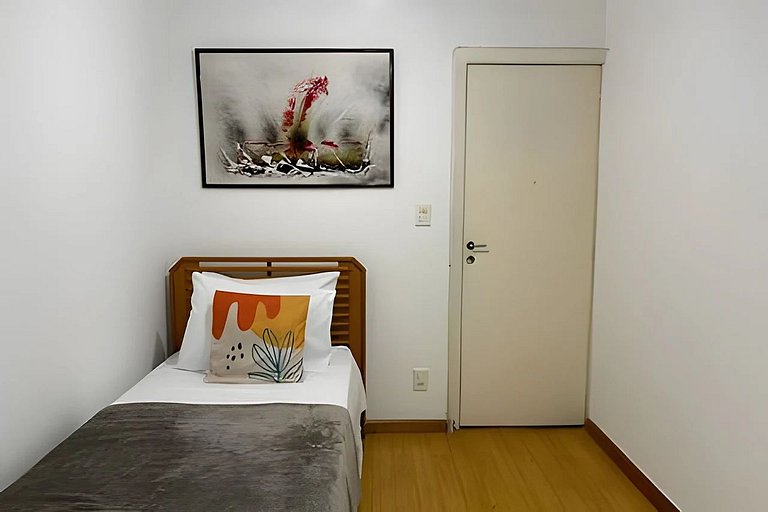 Vidigal com vista mar, 2 quartos e garagem