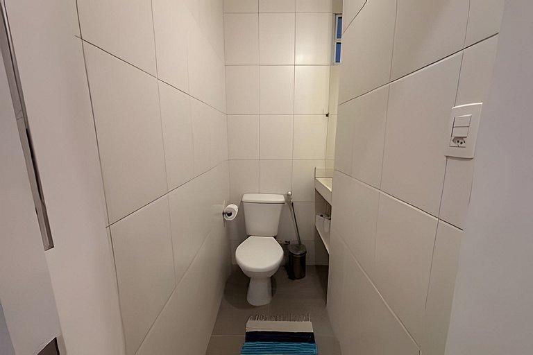Copa, 3 quartos, suite, praia a 10 min a pé