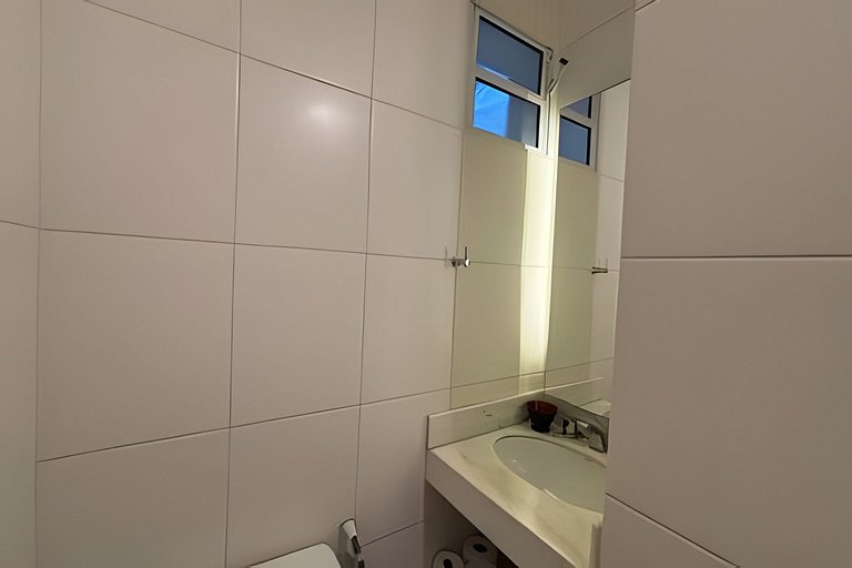Copa, 3 quartos, suite, praia a 10 min a pé