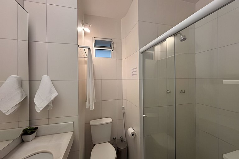 Copa, 3 quartos, suite, praia a 10 min a pé