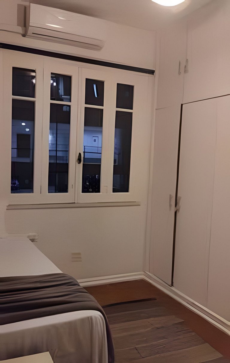 Copa, 3 quartos, suite, praia a 10 min a pé