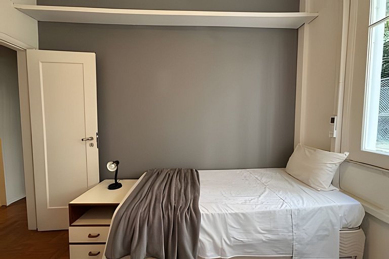 Copa, 3 quartos, suite, praia a 10 min a pé