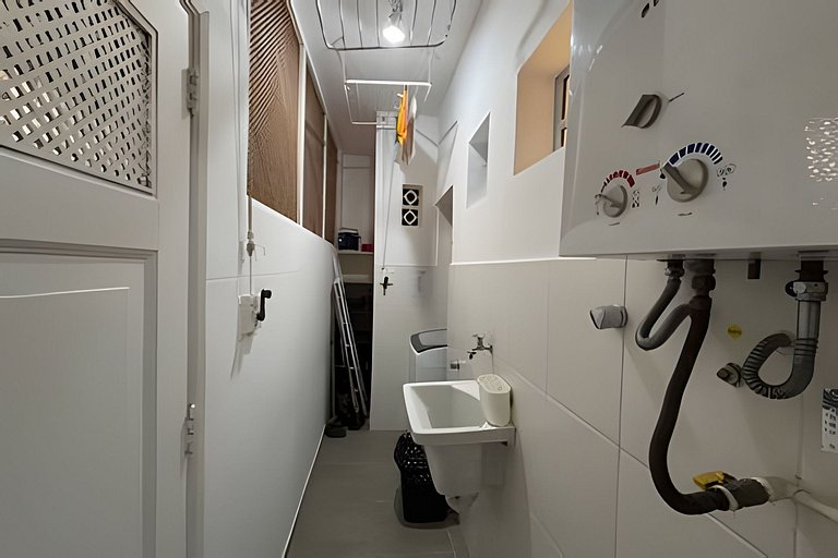 Copa, 3 quartos, suite, praia a 10 min a pé