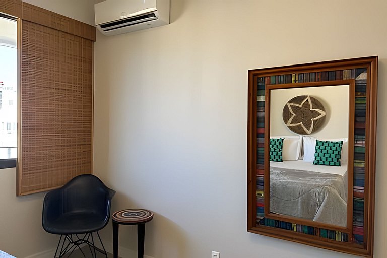 Leblon flat, piscina, garagem, 2 quadras praia