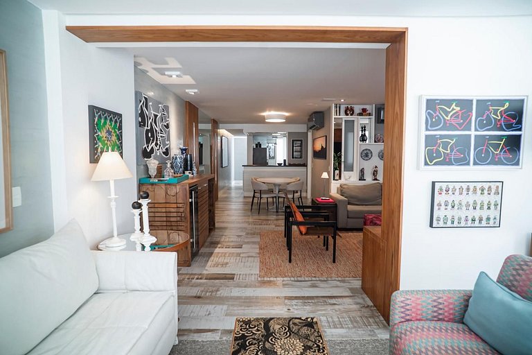 Leblon piscina 2 quadras da praia, garagem