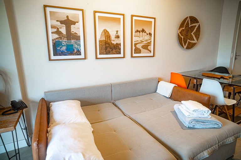 APART HOTEL, Leblon, 2 quadras da praia