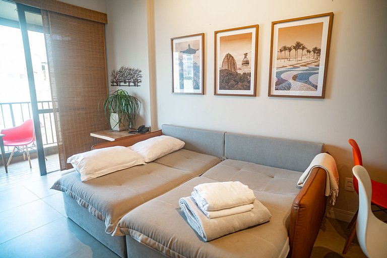 APART HOTEL, Leblon, 2 quadras da praia